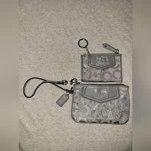 Coach Wristlet and Coin Purse Set